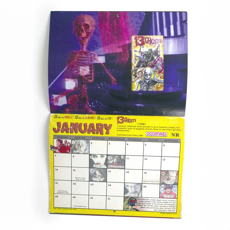 I Want This "Home Video Horrors" 2024 calendar! Grimmfest